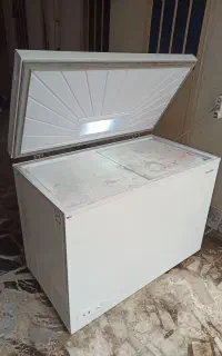 فریزر صندوقی در حد صفر + پنکه ایستاده در حد صفر
