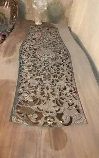 میز ناهار۱۰ نفره منبت چوب گردو
