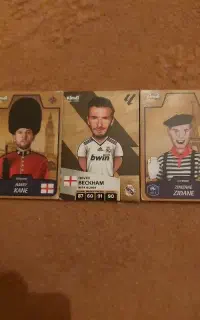 ۳ تا کارت سالم. زیدان رویال. هری کین رویال.بکهام