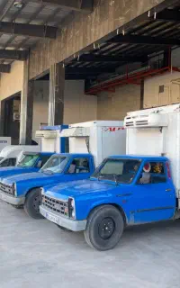 راننده با خودرو نیسان و پراید یخچالدار