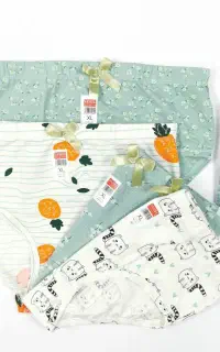 شورت زنانه  پنبه  41171 اسلیپ پک 12 تایی