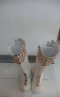 پوتین ساق بلند بنددار وزیپ