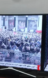 تلویزیون منحنی پنل شکسته
