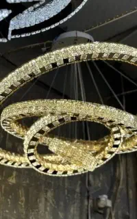 لوستر کریستالی ریموت دار گارانتی ۵ ساله