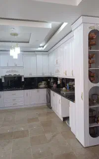 نقاشی ساختمان .رنگ کابینت نئوکلاسیک .رنگ کناف