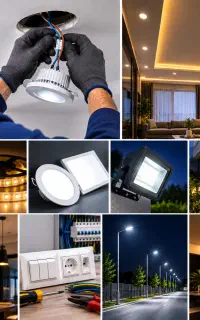 برقکار‌/برقکاری/روشنایی ساختمان/نورپردازی/رفع مشکل