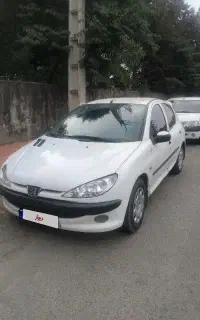۲۰۶ سفید تیپ ۵ لاستیک نو