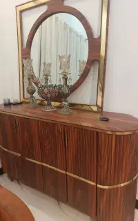 اینه و کنسول چوبی