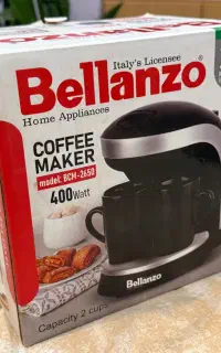 قهوه ساز دو فنجانه bellanzo تحت لیسانس ایتالیا
