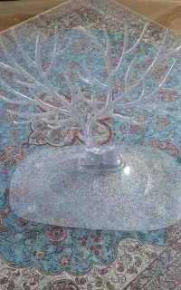 استند جواهرات شاخ گوزنی سینی دار