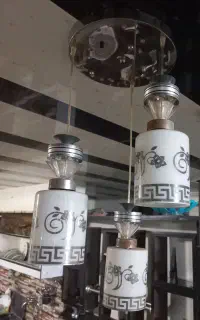 لوستر سه شعله ال ای دی