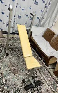میز پرس سینه ۷ کاره ، تاشو در حد نو