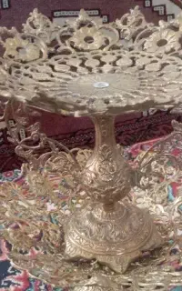 میوه خوری و شیرینی خوری برنزی