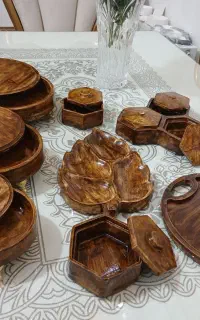 طرح چوب .سنگ. صدفی