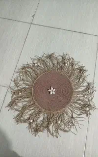 دیوار کوب مکرومه و رافیا اماده