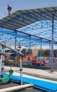 اجرای شیروانی و خرپا وسوله و پوشش سقف