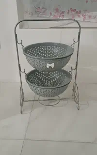 سبدسیب زمینی وپیاز