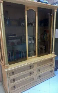 بوفه و کتابخانه تمام چوب روس