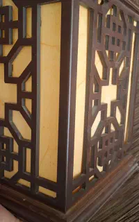 لوستر چوبی