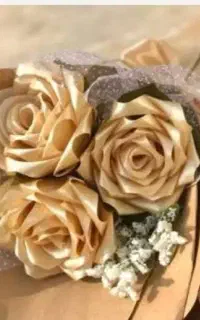 دسته گل‌های روبانی،زیبایی رابه عزیزانتان هدیه دهید