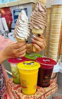 فروشنده آبمیوه بستنی