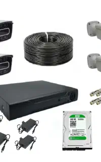 این پک۴دوربین مداربسته حرفه ای از کارخونه ارزونتره