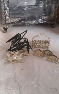 سه عدد جا دستمال کاغذی وجا چنگال چاقو وجاکلیدی