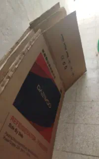 کارتن یخچال ساید دوو .