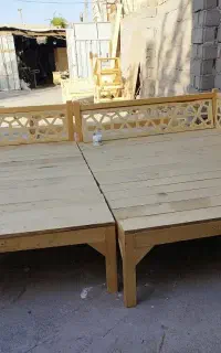 ساخت انواع تخت های ویلایی سنتی با بهترین متریال