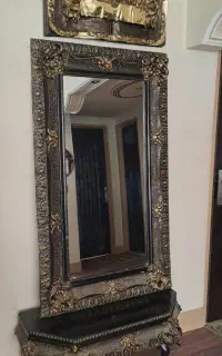 آینه قدی و تابلو شام آخر