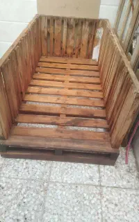 بالت چوبی محکم وسالم در ابعاد دو  در یگ متر