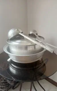 قابلمه روحی آبکش و ملاقه روحی