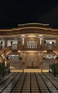 طراحی ویلا سازه نما معماری نقشه کشی اتوکد تری دی