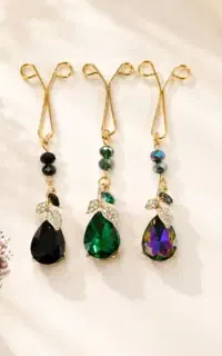 گیره روسری طرح اشک بزرگ