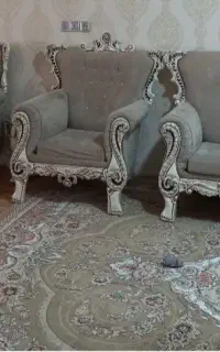 مبل هفت نفره همراه با عسلی