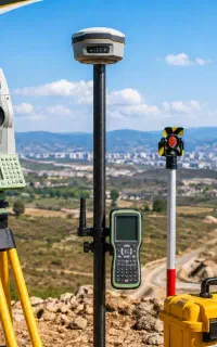 نقشه‌برداری تخصصی  توتال استیشن و GPS مولتی و UTM