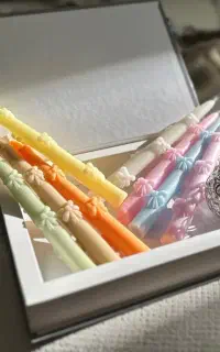 شمع قلمی پاپیونی