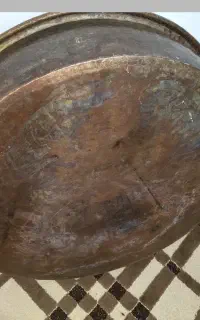 تشت مسی قدیمی