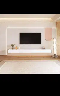 تی وی وال قابندی کاغذدیواری کناف کاری آینه کاری