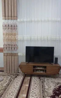 پرده توری همراه شال