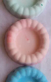 جاشمعی گچی دست‌ساز طرح گل