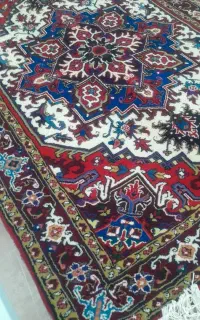 فرش جفت قالیچه هریس تاجری