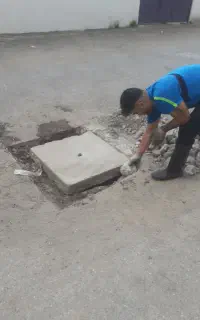 کنده‌کاری،لوله کشی فاضلاب، لایه روبی منحول تخریب
