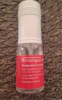 اسپری نیتروگلیسیرین ۰.۴ میلی گرم Nitroglycerin