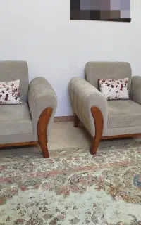 دو عدد مبل تک نفره سالم