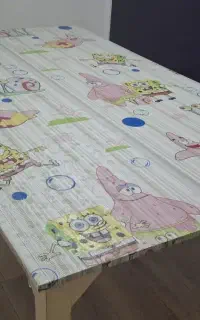 میز کار ابعاد بزرگ تمام چوب