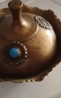 دوعدد قندون برنجی