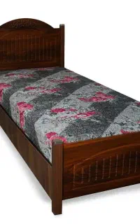تخت یک نفره ممبران شرکتی طرح چوب