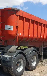 تریلی کمپرسی دو محور و تریلی لبه دو محور