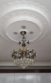 لوستر اسپزخانه برنجی